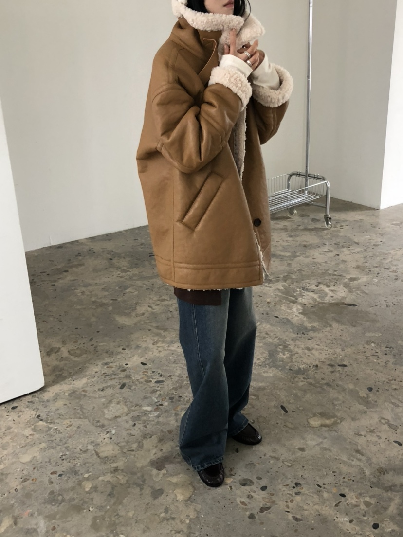 MOVENNE東大門實拍女士新款推薦人氣時尚真品休閑中長款大衣MOVENNE中長款大衣