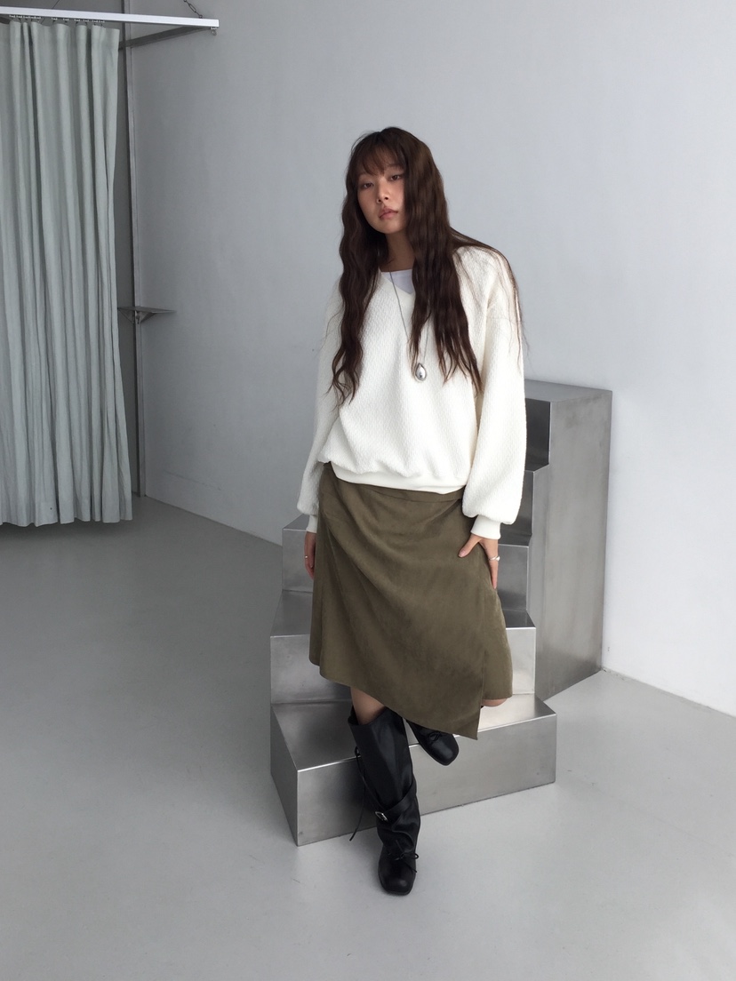 ACORN東大門代購女裝新款推薦人氣時尚休閑半身裙中短裙折疊ACORN半身裙/中短裙