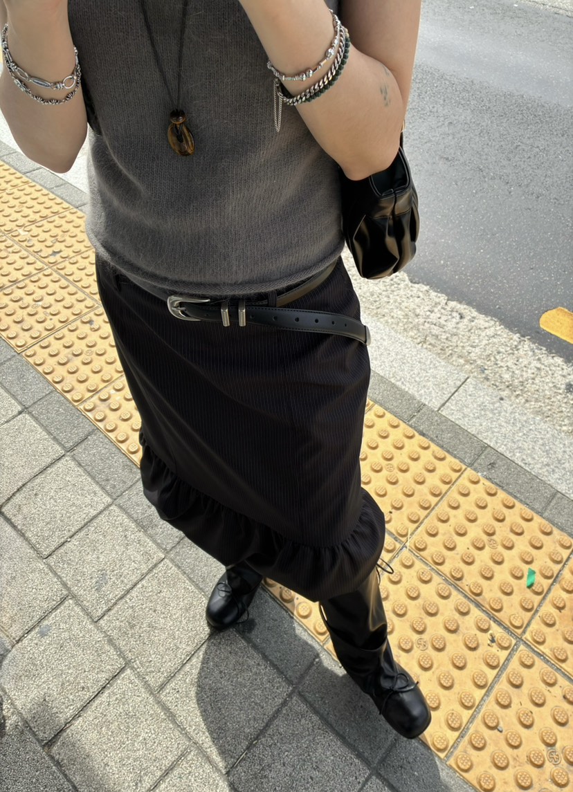 ACORN東大門實拍女士新款熱賣時尚真品半身裙中短裙不含腰帶ACORN半身裙/中短裙