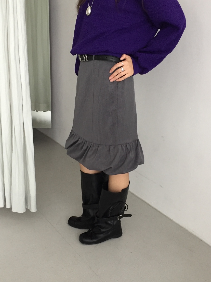 ACORN東大門實拍女士新款熱賣時尚真品半身裙中短裙不含腰帶ACORN半身裙/中短裙
