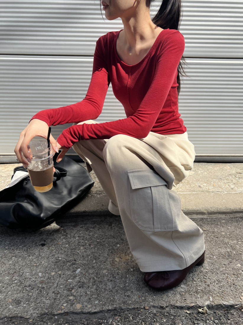 ME MO東大門實拍女士新款熱賣推薦人氣休閑褲工裝褲羅紋ME MO休閑褲