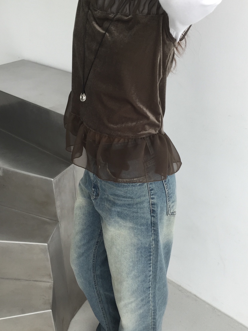 ACORN韓國直郵女裝新品人氣推薦休閑真品熱賣時尚吊帶背心ACORN吊帶/背心