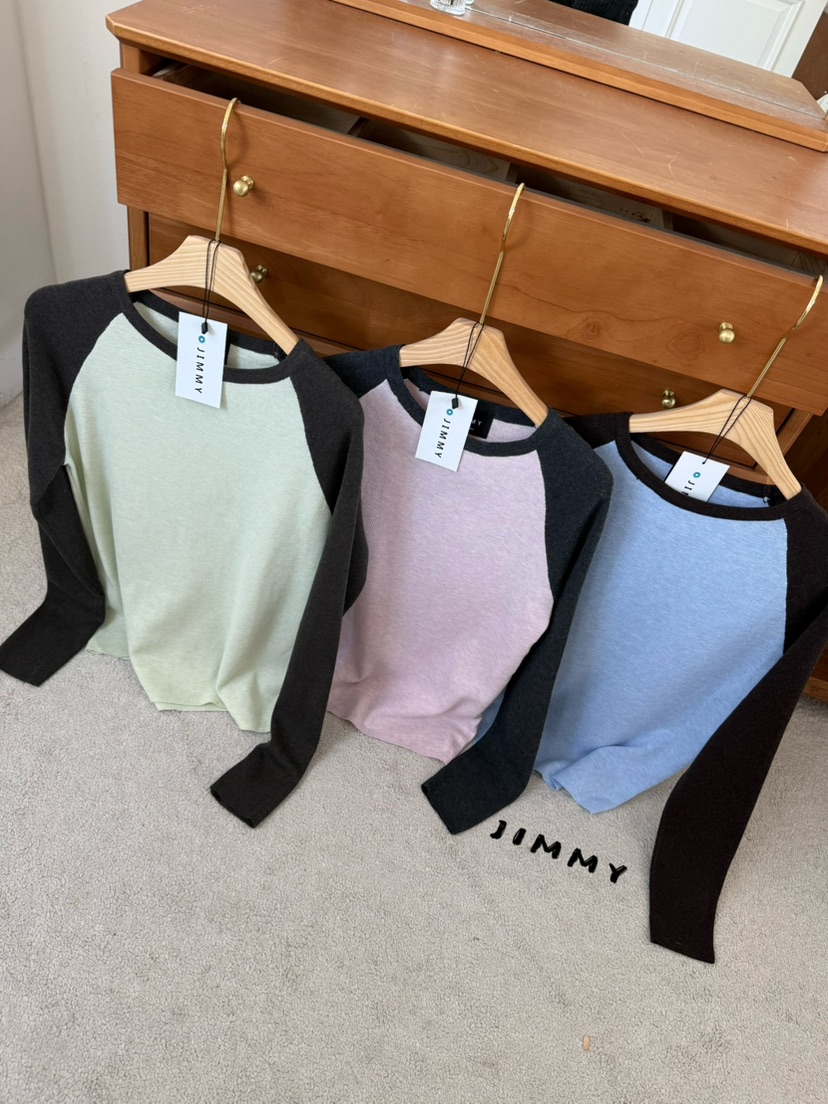 JIMMY東大門實拍女士新款真品休閑時尚人氣推薦針織衫插肩JIMMY/REMAKE針織衫