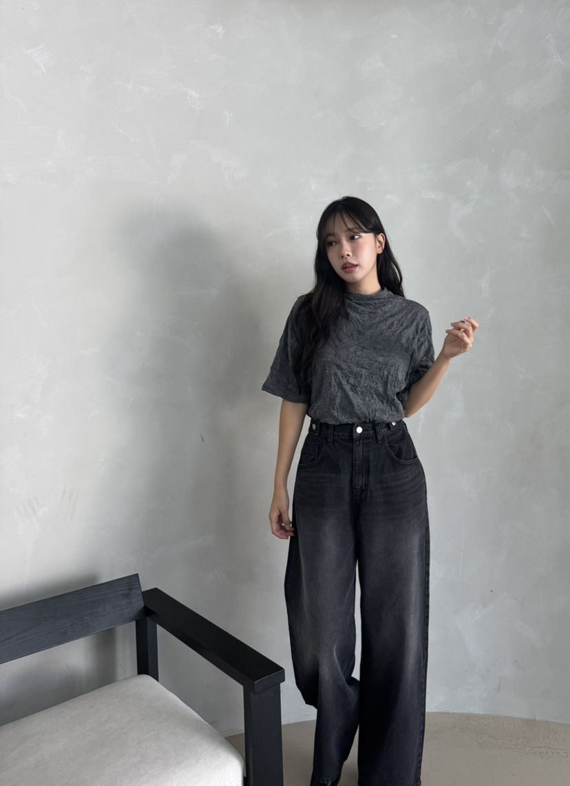 MARIGOLD韓國直郵女裝新品推薦時尚真品熱賣人氣牛仔褲紐扣MARIGOLD牛仔褲