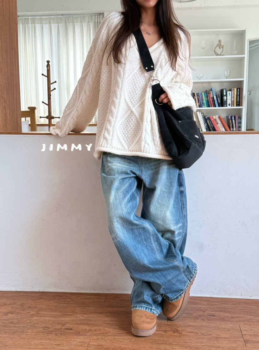 JIMMY東大門直郵女裝新款人氣熱賣時尚休閑真品牛仔褲蘇格蘭JIMMY/REMAKE牛仔褲