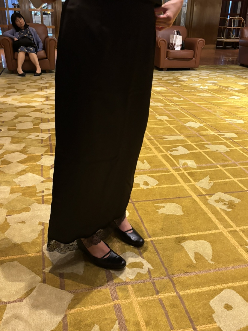 PERMISSION東大門直郵女裝新款真品推薦人氣休閑長裙蕾絲PERMISSION長裙