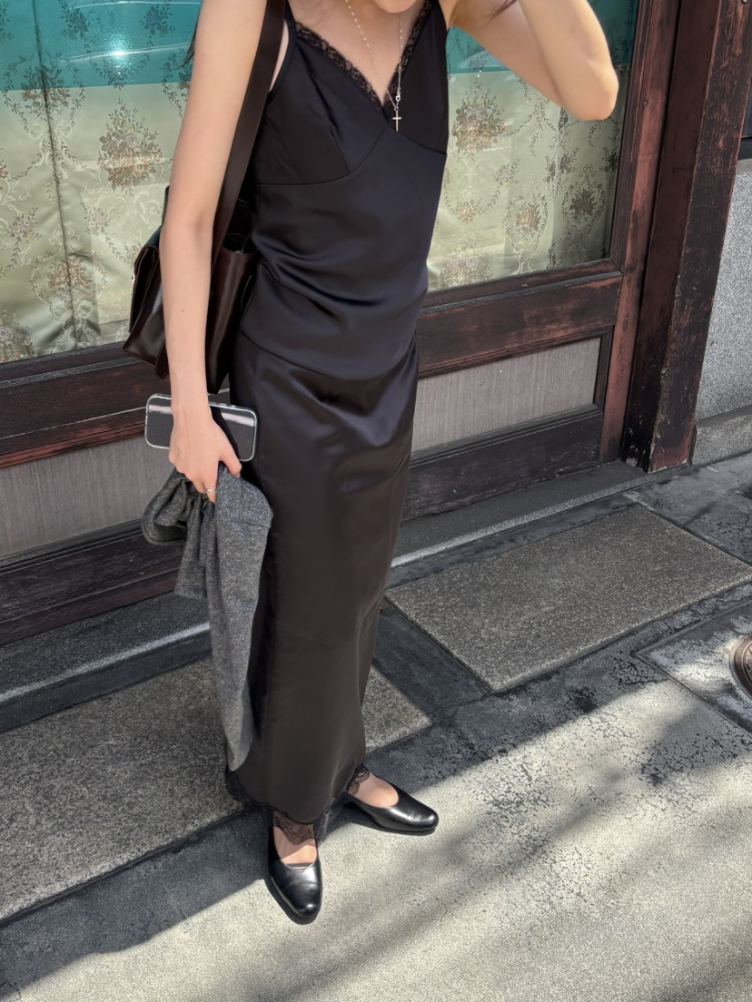 PERMISSION東大門直郵女裝新款真品推薦人氣休閑長裙蕾絲PERMISSION長裙