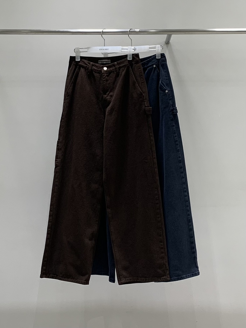 LOVE MOMENT韓國代購女士新品真品熱賣推薦時尚休閑褲染色LOVE MOMENT休閑褲