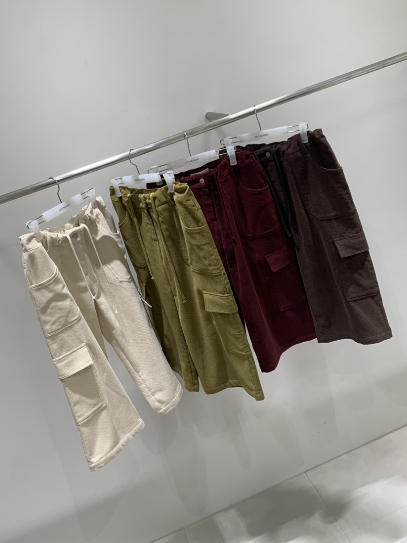 LOVE MOMENT東大門代購女士新品時尚人氣熱賣短褲燈芯絨LOVE MOMENT短褲