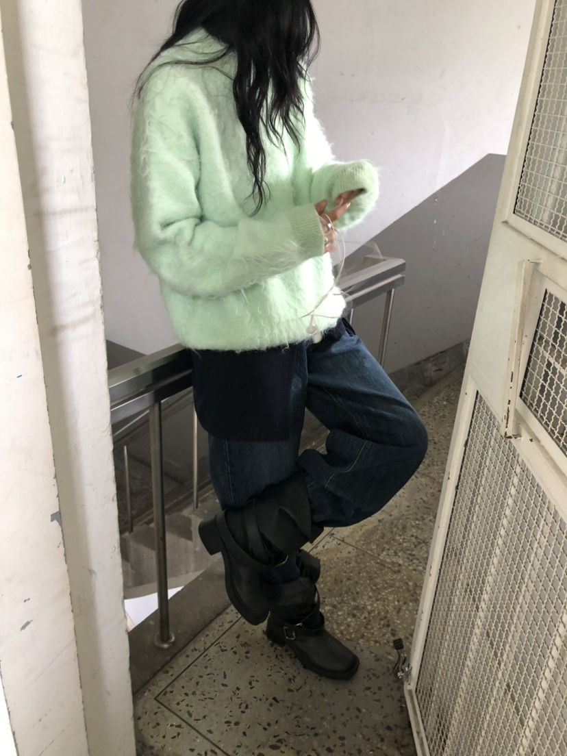 MOVENNE韓國代購女士新品人氣時尚真品熱賣推薦休閑毛衣MOVENNE毛衣