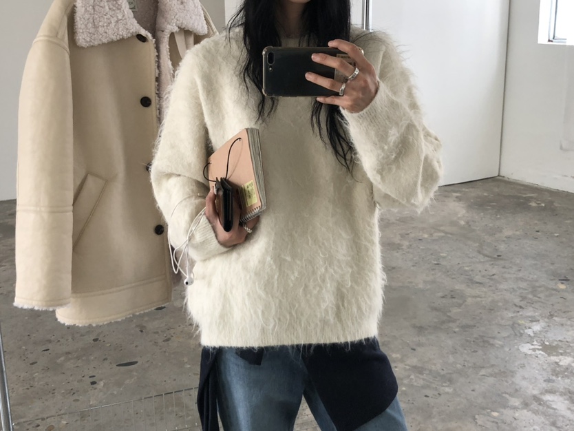 MOVENNE韓國代購女士新品人氣時尚真品熱賣推薦休閑毛衣MOVENNE毛衣