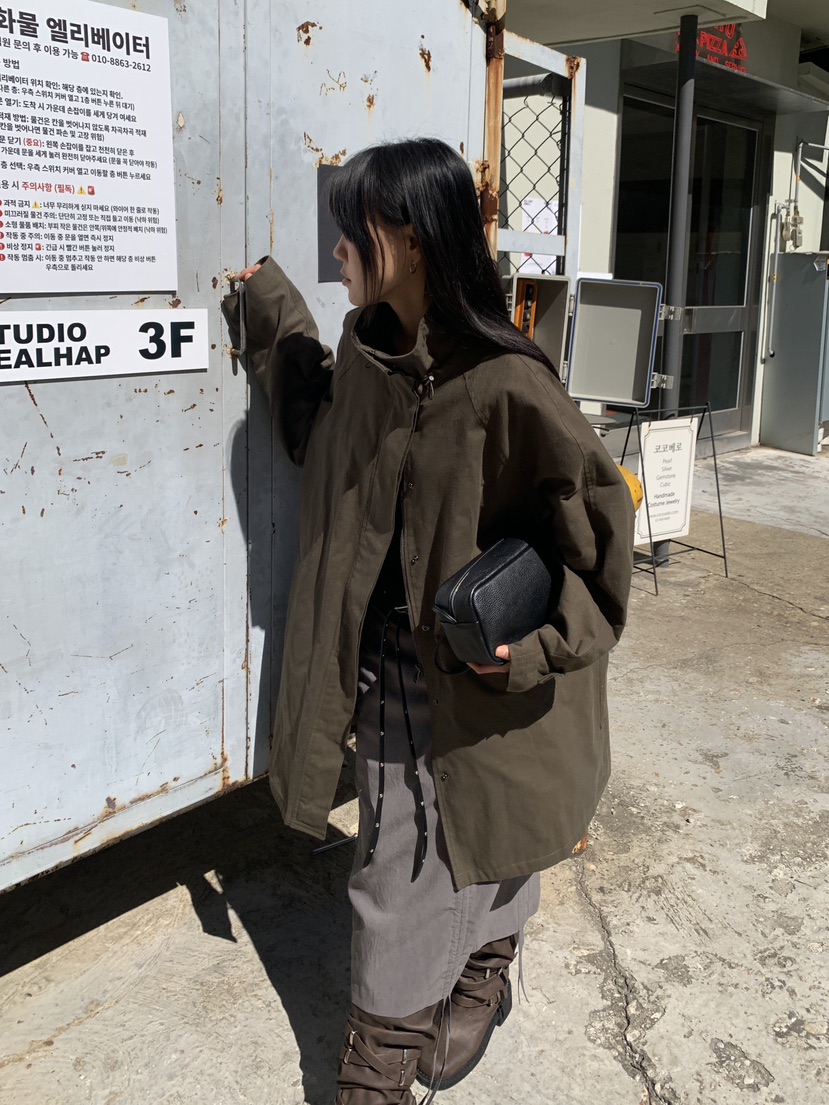 BAKING POWDER東大門直郵女士新品真品時尚推薦長款風衣BAKING POWDER長款風衣