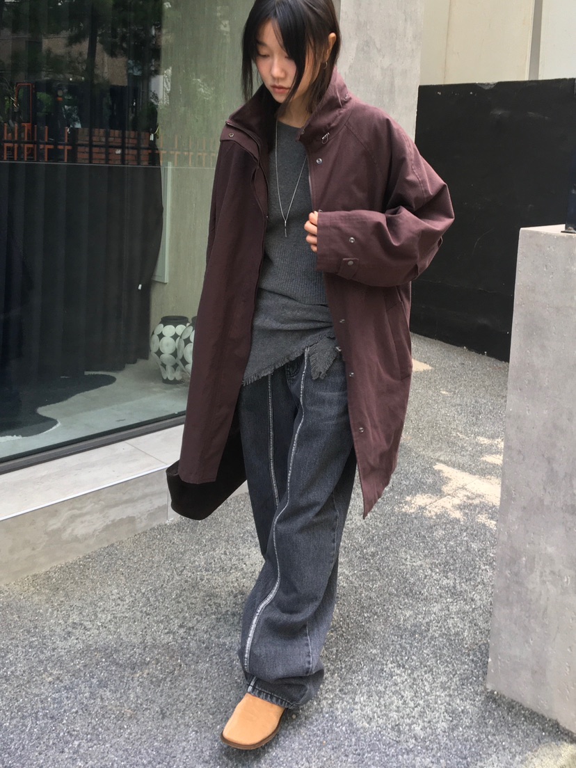 BAKING POWDER東大門直郵女士新品真品時尚推薦長款風衣BAKING POWDER長款風衣