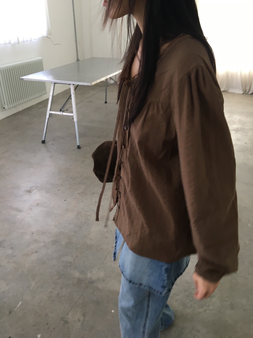 BAKING POWDER東大門代購女士新品休閑推薦真品襯衫蕾絲衫BAKING POWDER襯衫/蕾絲衫
