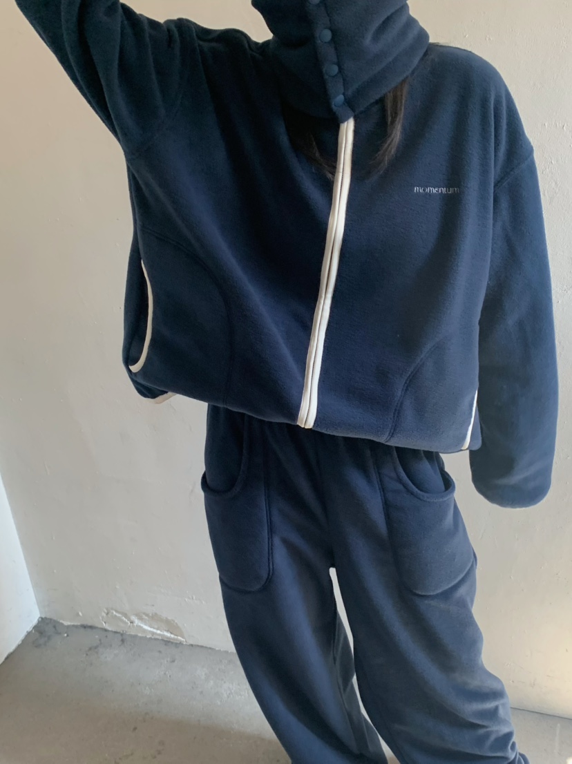 MOMENTUM東大門實拍女士新品時尚人氣夾克可拆卸抓絨拉鏈MOMENTUM夾克