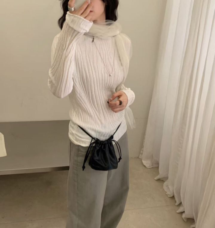 CRONG東大門代購女裝新品推薦休閑人氣針織衫不含腰帶圍巾CRONG針織衫