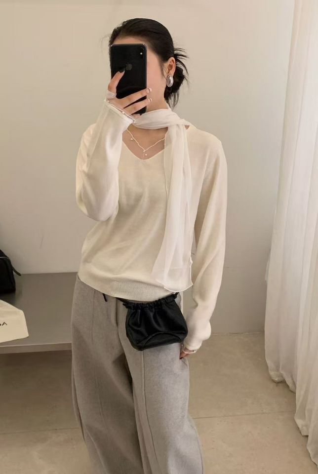CRONG東大門代購女裝新品推薦真品休閑熱賣針織衫珍珠蕾絲CRONG針織衫