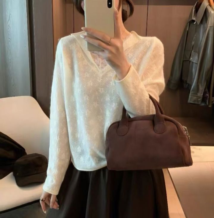 CRONG東大門代購女裝新品時尚人氣推薦真品熱賣休閑針織衫CRONG針織衫