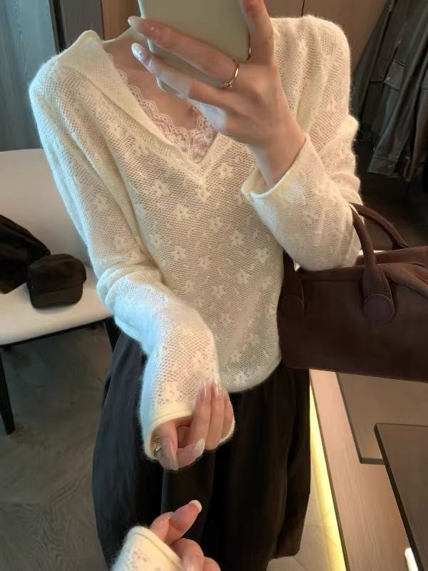 CRONG東大門代購女裝新品時尚人氣推薦真品熱賣休閑針織衫CRONG針織衫