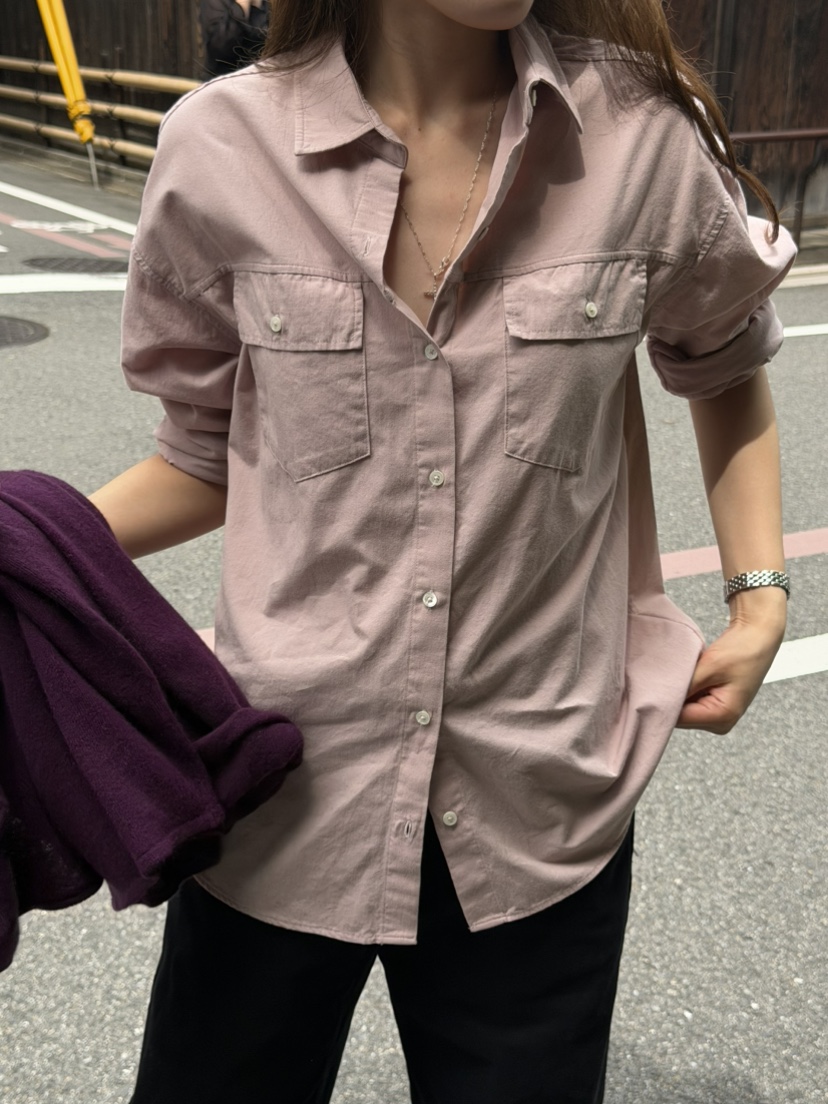 PERMISSION東大門代購女士新品人氣熱賣真品襯衫蕾絲衫口袋PERMISSION襯衫/蕾絲衫