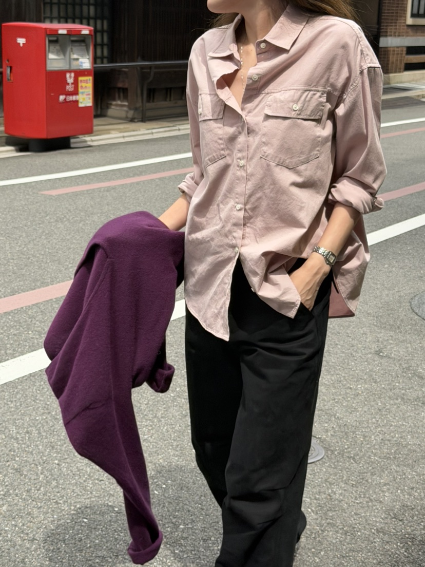 PERMISSION東大門代購女士新品人氣熱賣真品襯衫蕾絲衫口袋PERMISSION襯衫/蕾絲衫