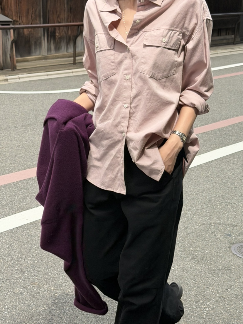 PERMISSION東大門代購女士新品人氣熱賣真品襯衫蕾絲衫口袋PERMISSION襯衫/蕾絲衫