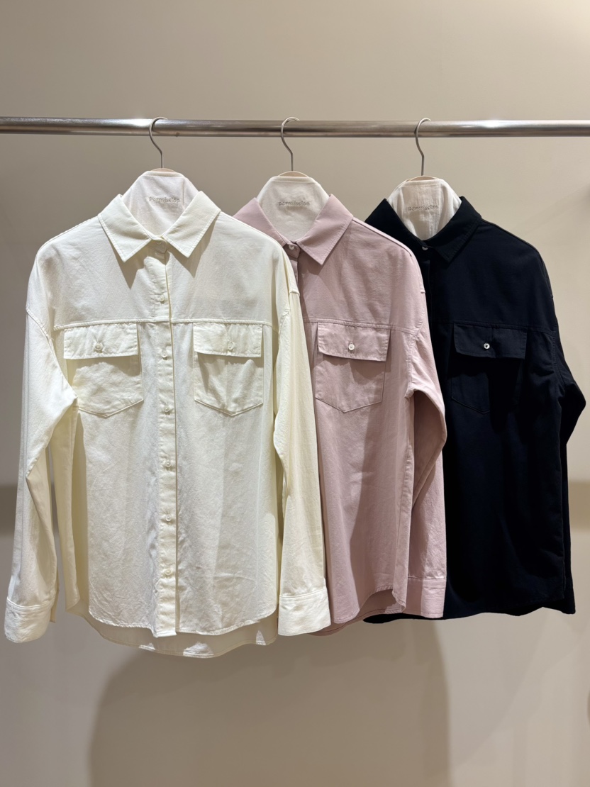 PERMISSION東大門代購女士新品人氣熱賣真品襯衫蕾絲衫口袋PERMISSION襯衫/蕾絲衫