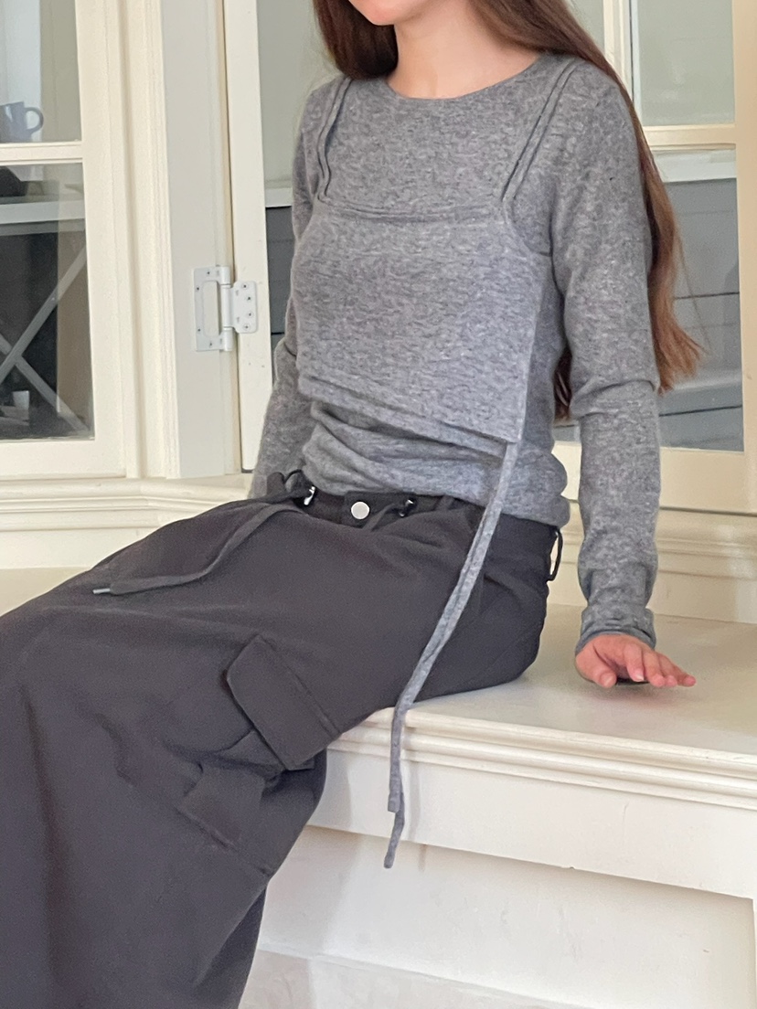 ANOTHER AVENUE韓國代購女士新款時尚休閑推薦針織衫層疊ANOTHER AVENUE針織衫