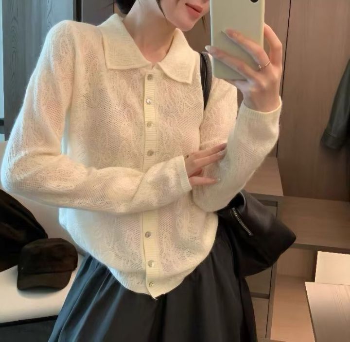 CRONG韓國直郵女士新品時尚熱賣休閑推薦真品人氣針織衫CRONG針織衫