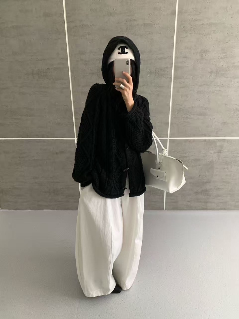 BONHEUR東大門實拍女裝新款休閑真品推薦熱賣時尚毛衣連帽衫BONHEUR-2件起毛衣