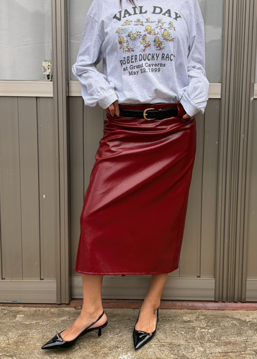 BYRING東大門實拍女士新品時尚休閑真品半身裙中短裙皮裙BYRING半身裙/中短裙