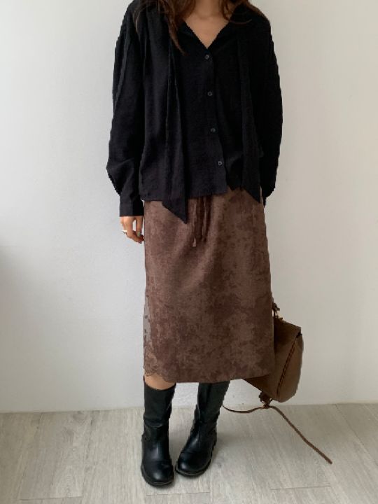 KOMOREBI東大門代購女士新款休閑時尚熱賣真品半身裙中短裙KOMOREBI半身裙/中短裙圖色1