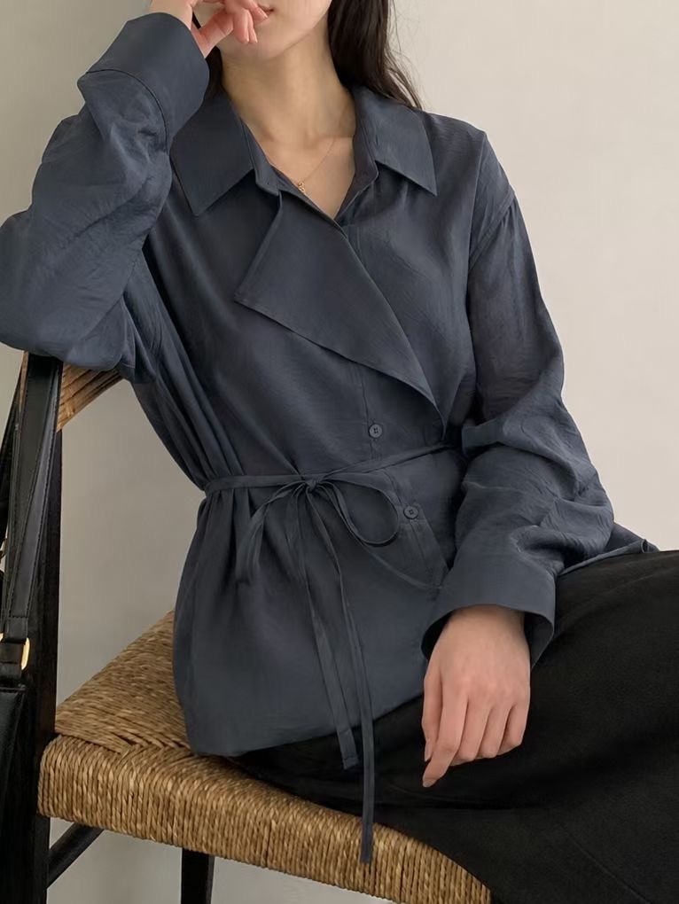 HACKER東大門實拍女士新品人氣休閑真品推薦襯衫蕾絲衫含繩HACKER-2件起襯衫/蕾絲衫