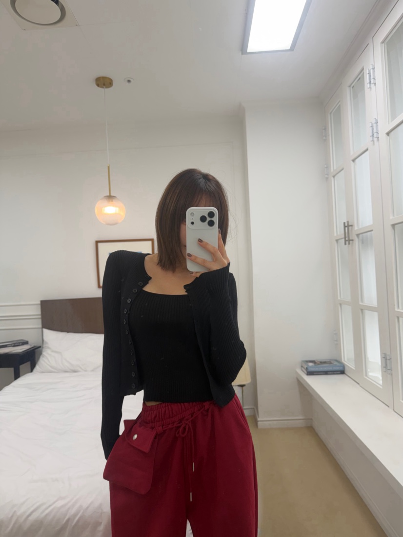 ODD FOCOUS東大門直郵女裝新款時尚人氣休閑套裝開衫羅紋ODD FOCOUS套裝
