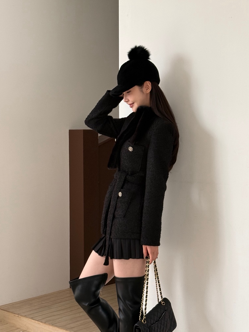 LAVIEU韓國直郵女裝新款熱賣時尚人氣推薦連衣裙含腰帶褶裥LAVIEU連衣裙