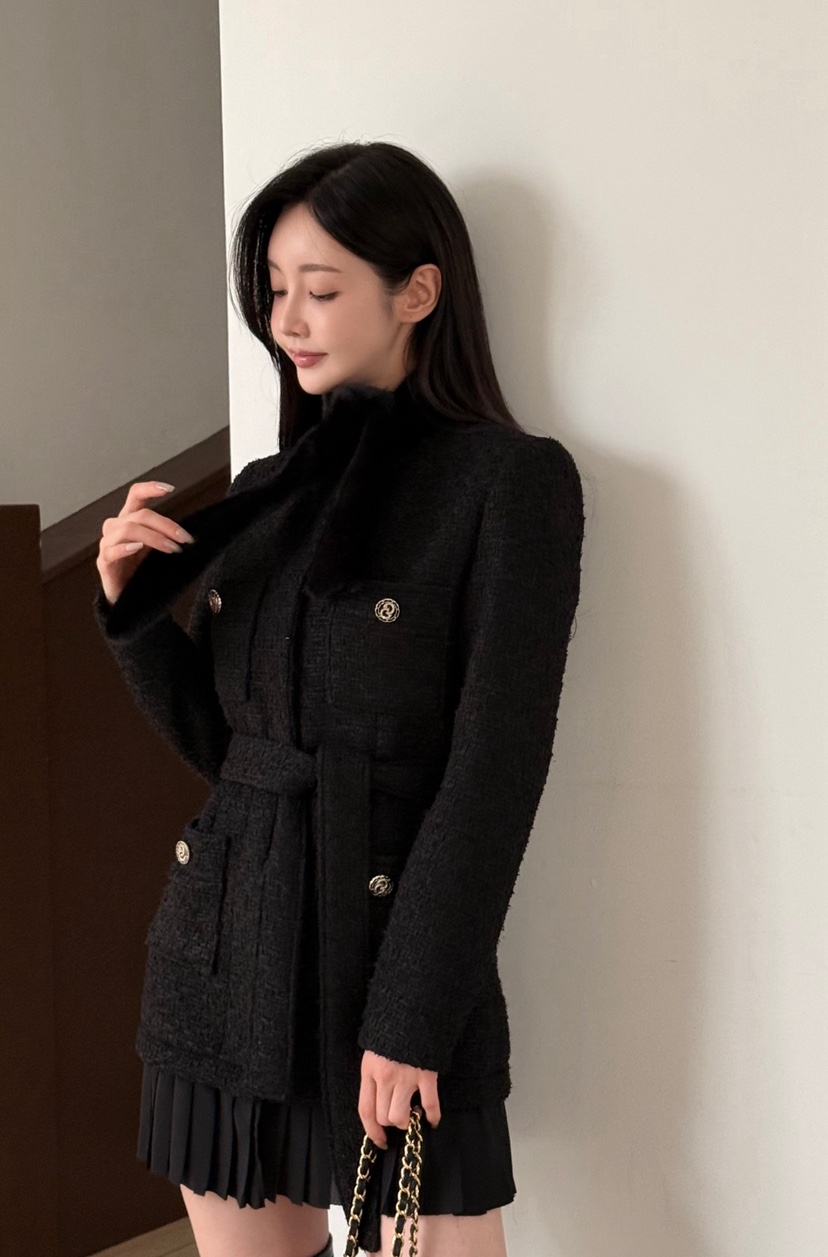 LAVIEU韓國直郵女裝新款熱賣時尚人氣推薦連衣裙含腰帶褶裥LAVIEU連衣裙