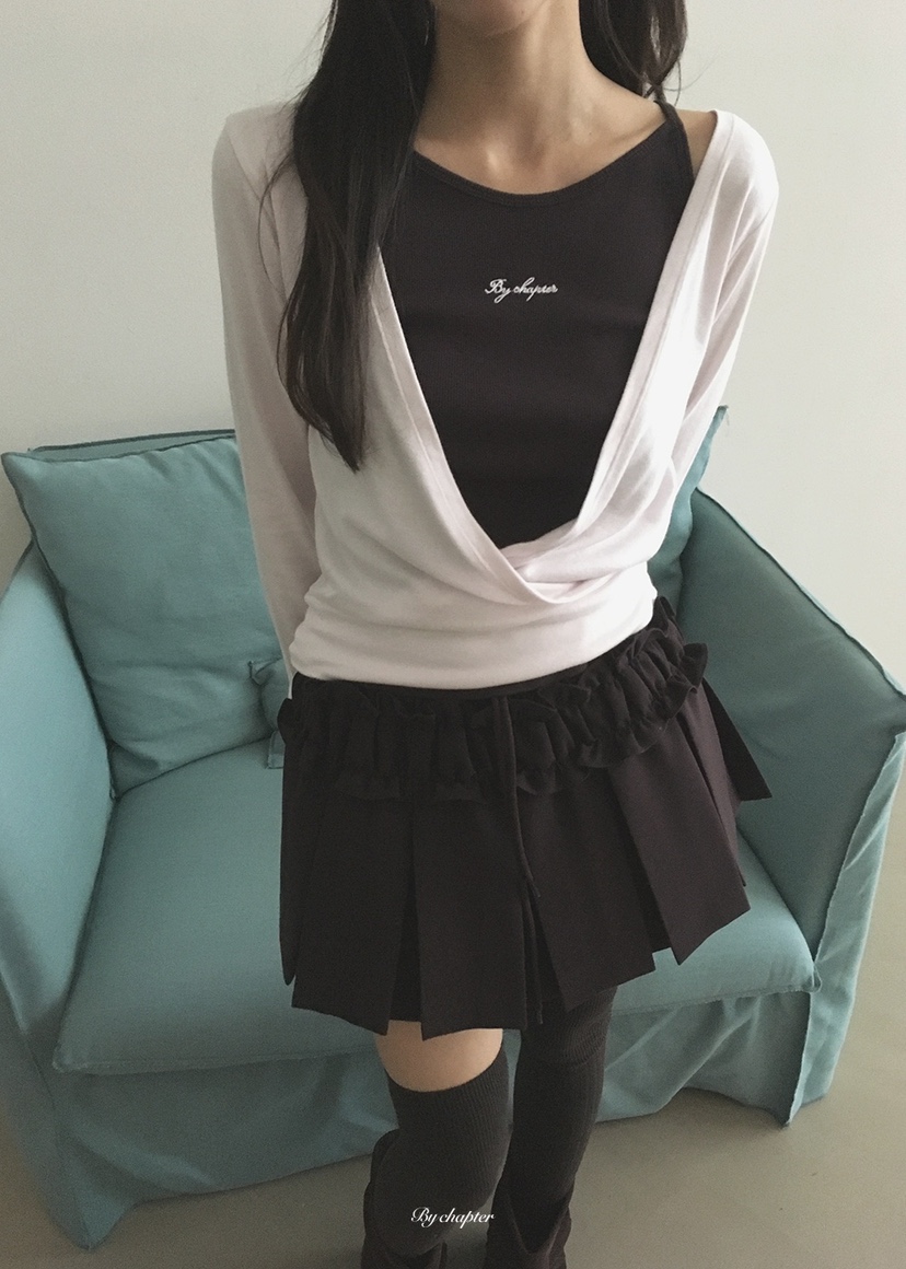 BY CHAPTER東大門實拍女士新款熱賣時尚休閑人氣推薦套裝BY Chapter套裝
