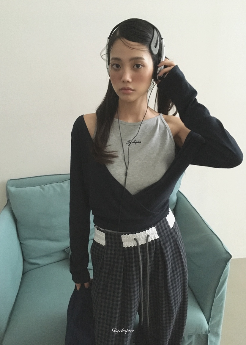 BY CHAPTER東大門實拍女士新款熱賣時尚休閑人氣推薦套裝BY Chapter套裝圖色2深藍色