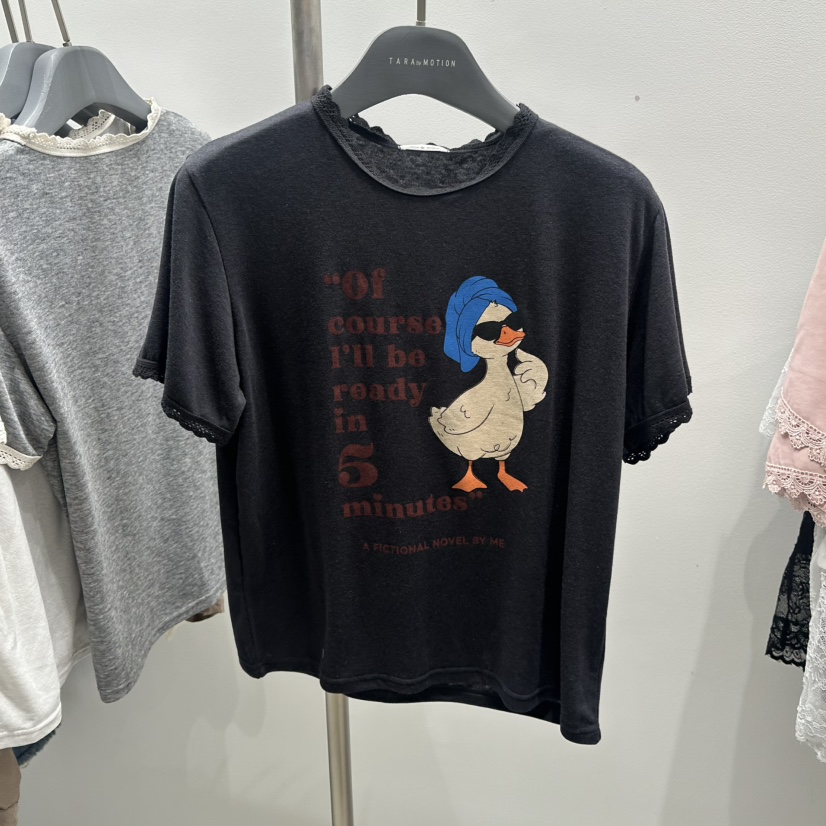 TARABY MOTION韓國直郵女士新品真品休閑推薦熱賣時尚T恤TARABY MOTIONT恤圖色3
