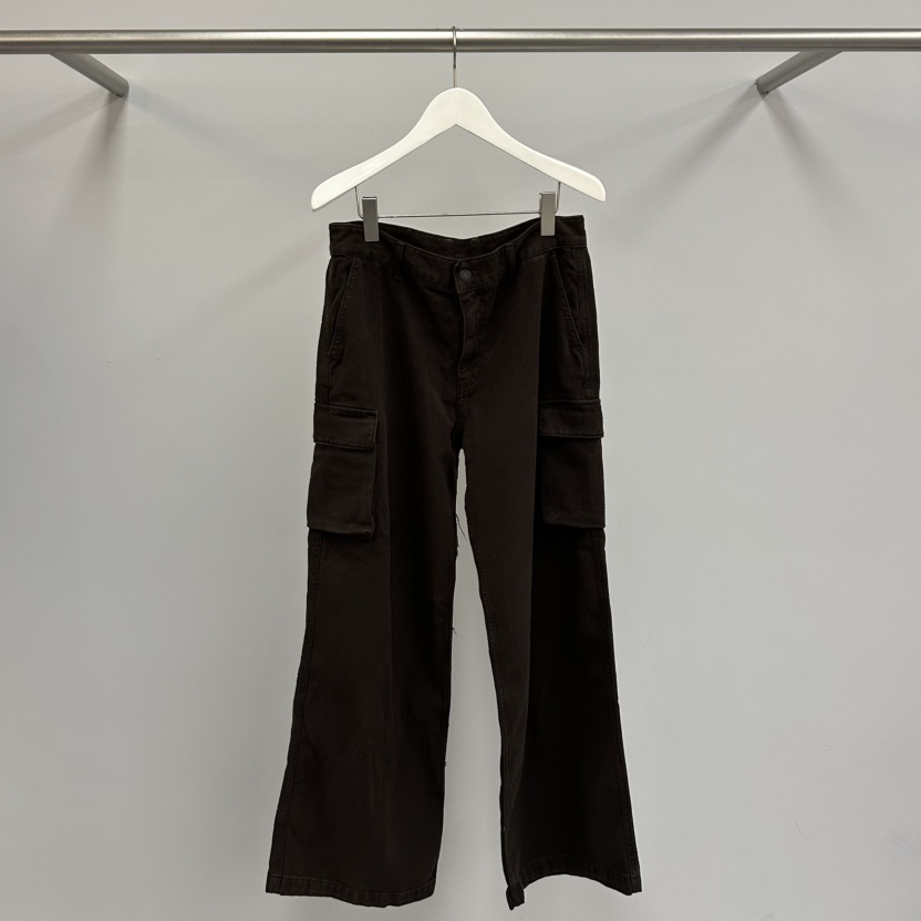 WATER/RIVER韓國直郵女士新品熱賣真品推薦休閑褲工裝褲WATER/RIVER休閑褲圖色2棕色