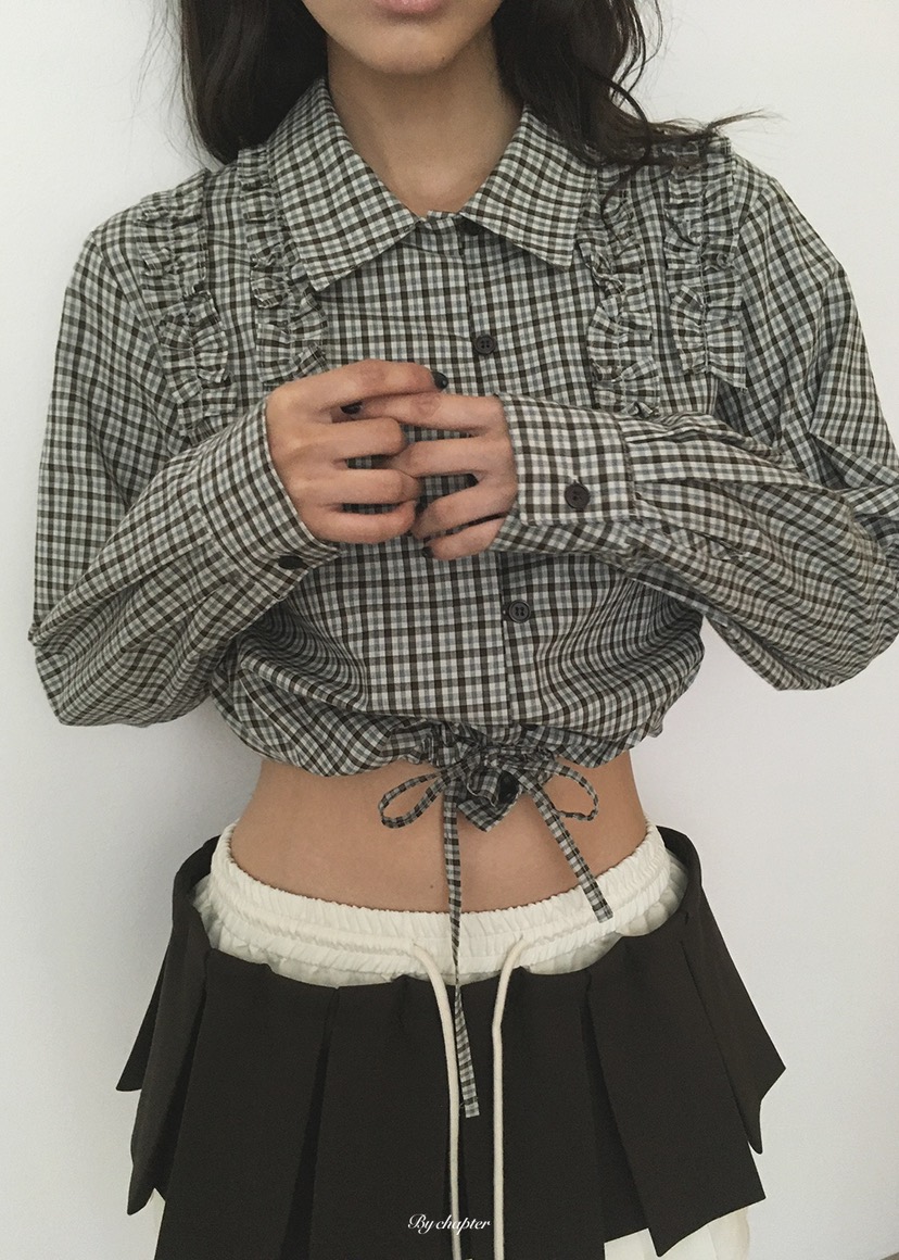 BY CHAPTER韓國代購女裝新品時尚人氣休閑真品襯衫蕾絲衫BY Chapter襯衫/蕾絲衫