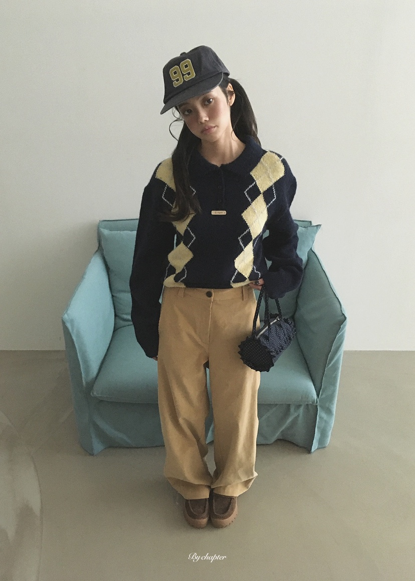 BY CHAPTER東大門實拍女士新品熱賣推薦人氣休閑褲燈芯絨BY Chapter休閑褲