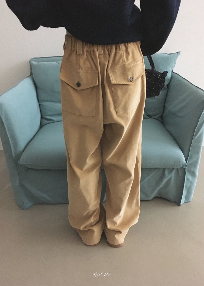 BY CHAPTER東大門實拍女士新品熱賣推薦人氣休閑褲燈芯絨BY Chapter休閑褲