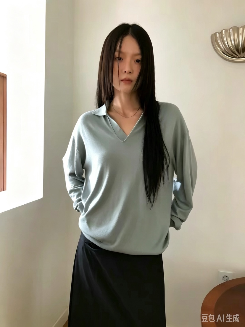 FAVE/FAVOURITE東大門實拍女士新款時尚休閑真品推薦針織衫FAVE/FAVOURITE針織衫圖色4