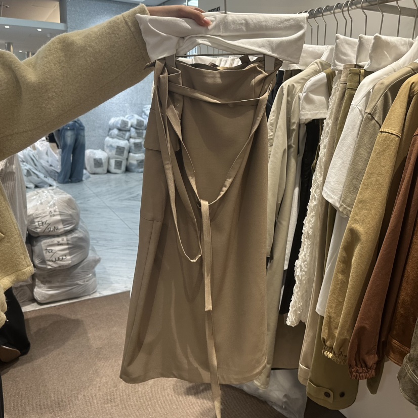 OVERTAKE韓國直郵女士新品休閑推薦熱賣時尚真品人氣長裙OVERTAKE長裙