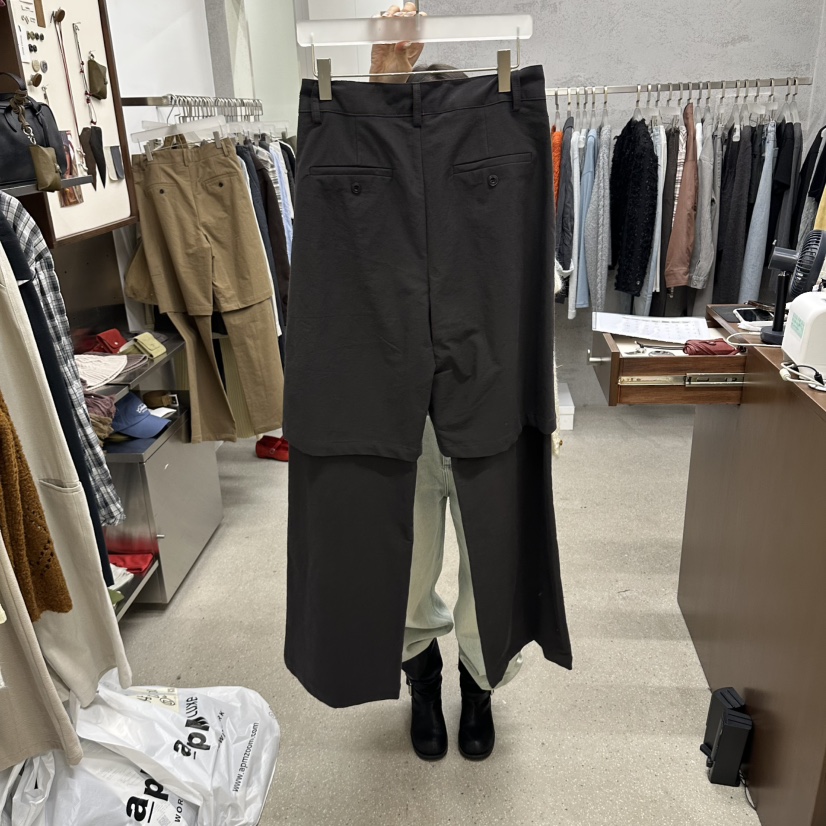 WEARABLE-L韓國代購女裝新款時尚熱賣推薦人氣休閑褲雙層WEARABLE休閑褲