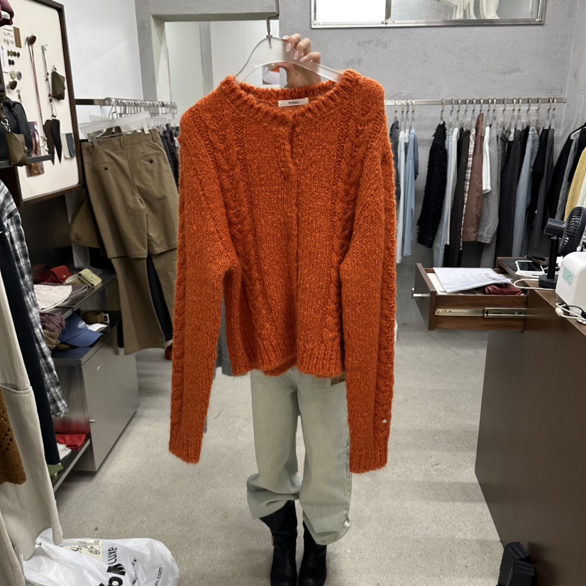 WEARABLE-L韓國代購女裝新品人氣真品時尚休閑熱賣毛衣開襟WEARABLE毛衣圖色4