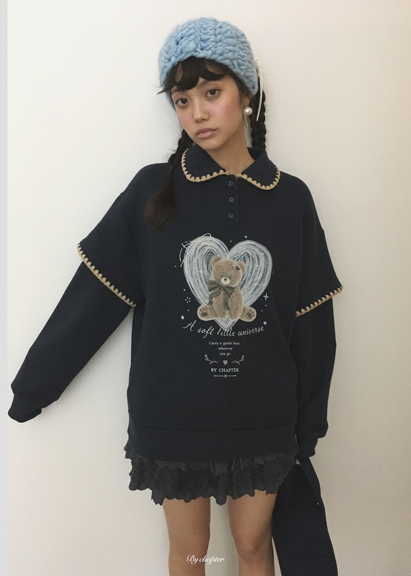 BY CHAPTER東大門實拍女裝新款人氣休閑真品推薦熱賣衛衣BY Chapter衛衣