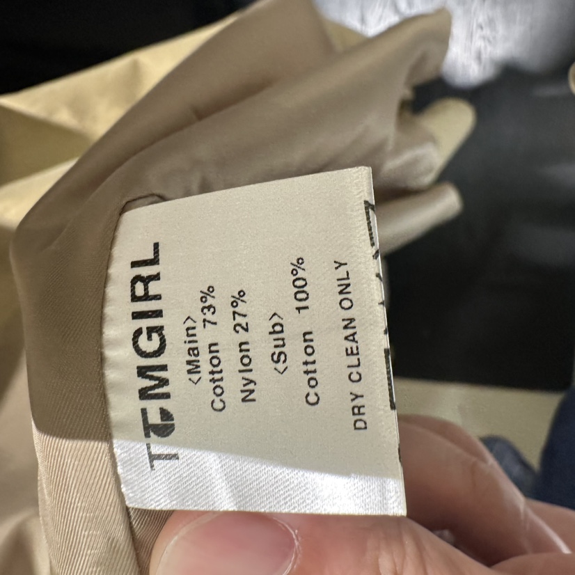 TOMGIRL東大門直郵女裝新品人氣時尚推薦休閑長款風衣含腰帶TOMGIRL長款風衣