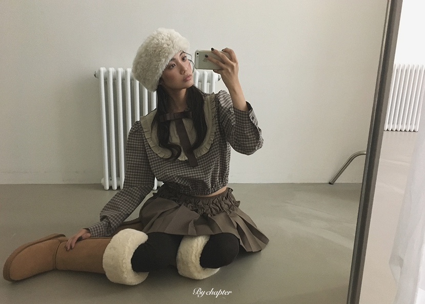 BY CHAPTER東大門代購女士新款人氣真品休閑襯衫蕾絲衫緞帶BY Chapter襯衫/蕾絲衫